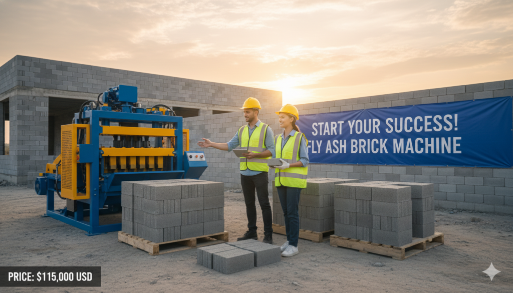 Fully Automatic Fly Ash Bricks Machine Price