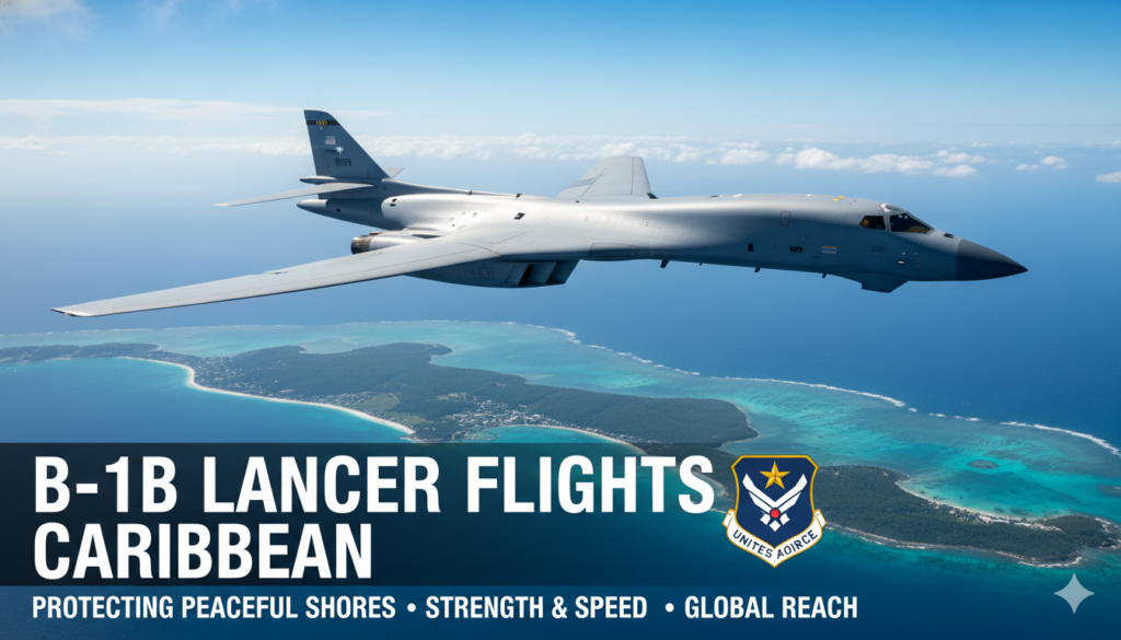 B-1B Lancer Flights Caribbean